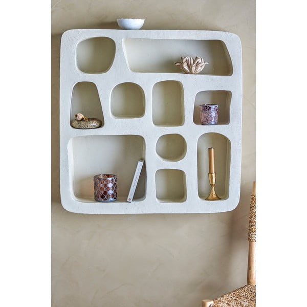 Kelių aukštų sieninė lentyna šviesiai pilkos spalvos 67 cm Antonio – Bloomingville-image-1