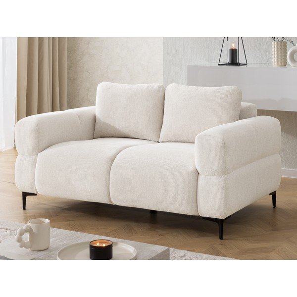 Baltos spalvos sofa 154 cm Helio – Ropez-image-2