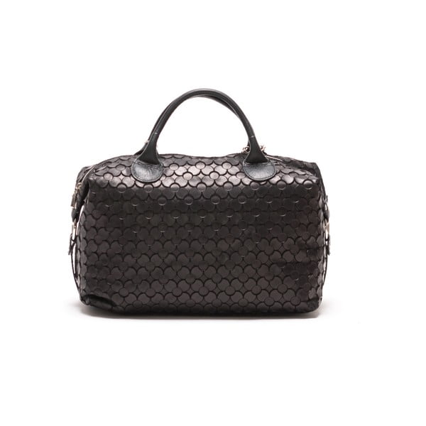 Juodos spalvos odinė rankinė "Carola-image-1