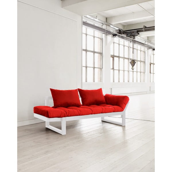 Sofa "Karup Edge" balta/raudona-image-1