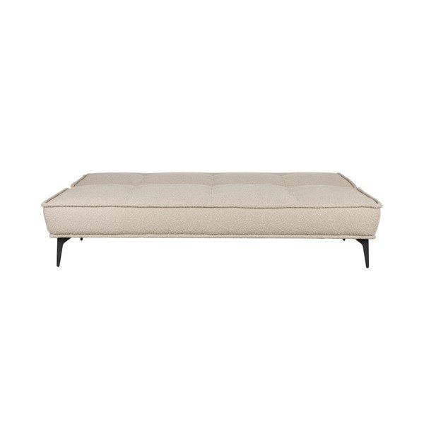 Smėlio spalvos iš boucle sulankstoma sofa 184 cm Cielke – White Label-image-4
