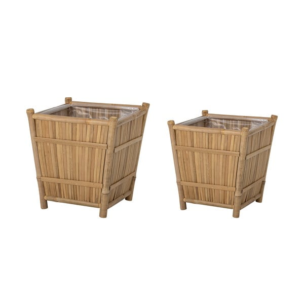 Iš bambuko gėlių vazonų dangteliai 2 vnt. Sole – Bloomingville-image-3