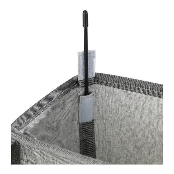 Tamsiai pilkas "Wenko Corno" skalbinių krepšys, 44,4 l-image-4