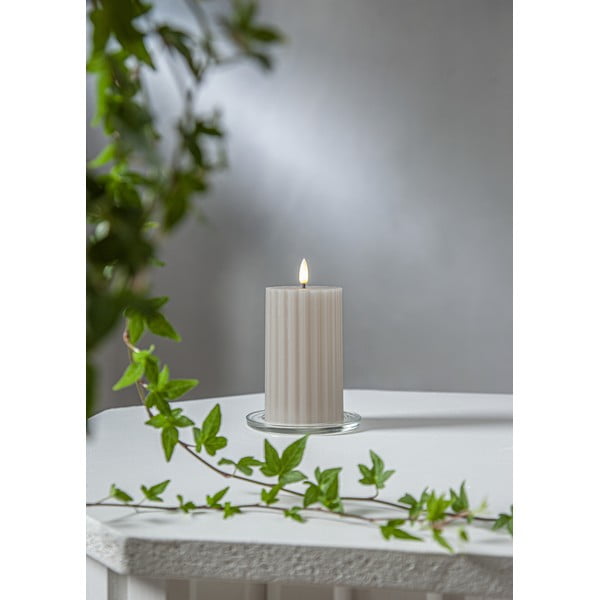 LED žvakė (aukštis 15 cm) Flamme Stripe – Star Trading-image-4