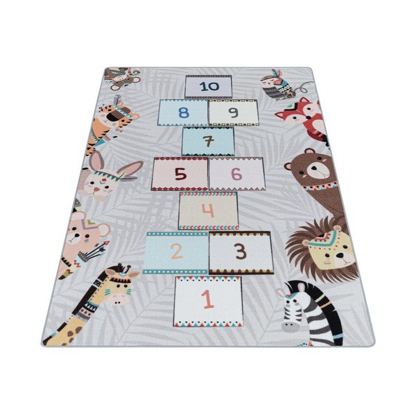 Pilkos spalvos vaikiškas žaidimų kilimas 140x200 cm Play – Ayyildiz Carpets-image-2