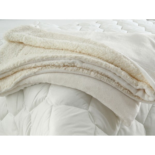 Iš sherpa vilnos antklodė ir pledas 150x200 cm – B.E.S.-image-1