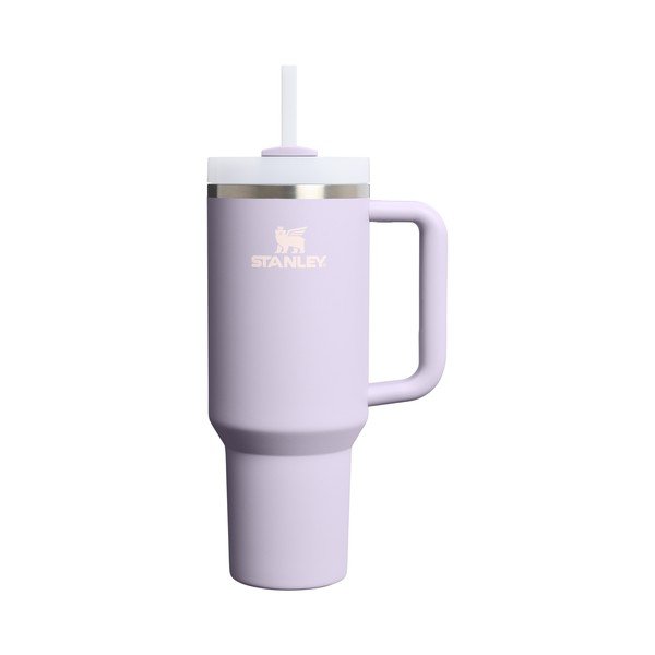 Levandų spalvos iš nerūdijančio plieno su šiaudeliu termosas 1,18 l Quencher H2.O FlowState™ Tumbler Purple Dust – Stanley