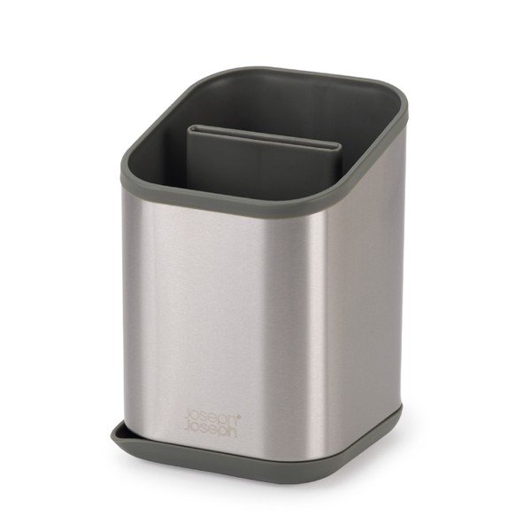 Blizgios sidabrinės spalvos iš nerūdijančio plieno kiaurasamtis stalo įrankiams 11x11,5 cm Duo Steel – Joseph Joseph-image-4