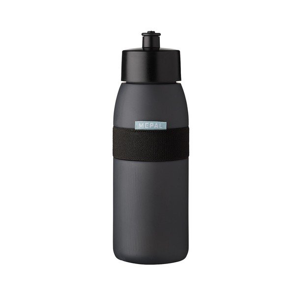 Juodos spalvos iš plastiko butelis 500 ml Ellipse – Mepal