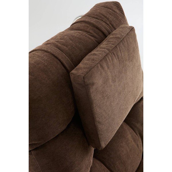 Pilkai smėlinės spalvos krėslas iš šenilinio audinio Burleson – Jotex-image-4