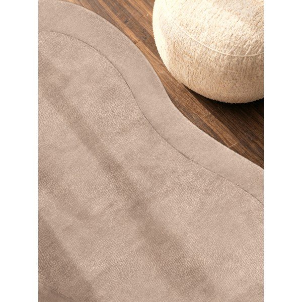 Rankų darbo smėlio spalvos kilimas iš vilnos mišinio 125x200 cm Kari Organic – Villeroy&Boch-image-4
