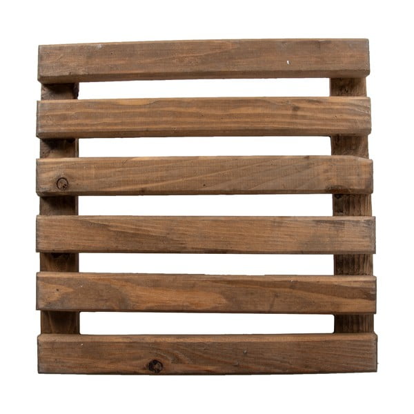 Ruda medinė kilnojama taburetė Esschert Design, 29 x 29 cm-image-3