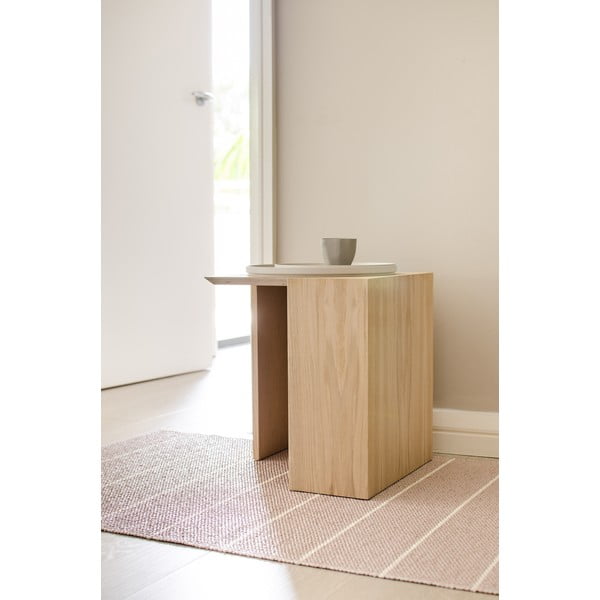 Šviesiai rožinės spalvos lauko ir vidaus kilimas 70x90 cm Carl Pale Rose – Pappelina-image-2