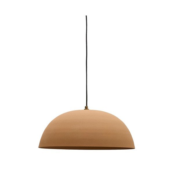 Oranžinės spalvos iš metalo kabantis šviestuvas ø 46 cm Nibla – Kave Home