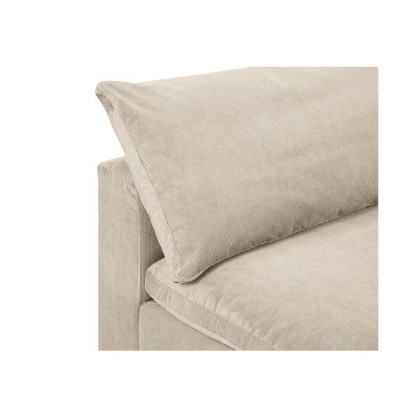 Smėlio spalvos modulinės sofos kampas Windsor & Co Sofas Galaxy, dešinysis kampas-image-1