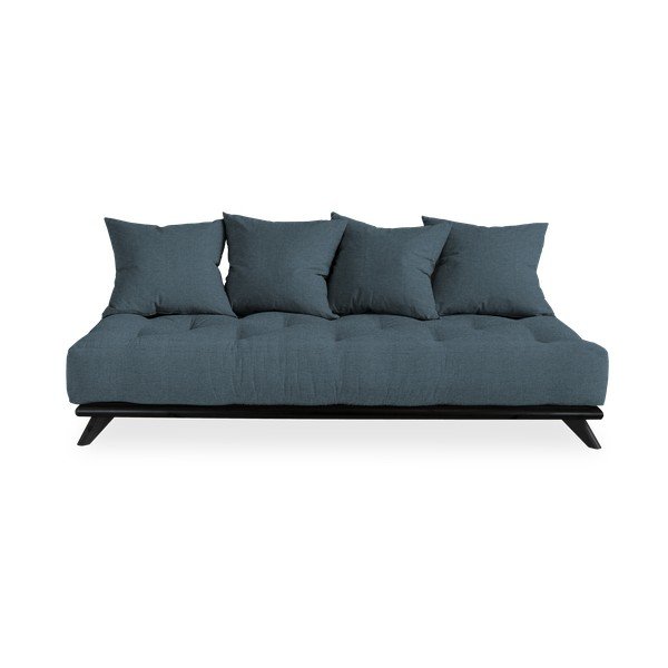 Sofa "Karup Design Senza" juoda/tamsiai mėlyna