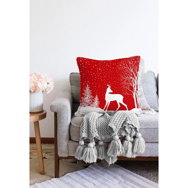 Dekoratyvinis pagalvės užvalkalas su Kalėdų motyvu 43x43 cm – Mila Home-image-2