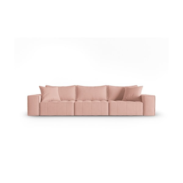 Sofa rožinės spalvos 292 cm Mike – Micadoni Home