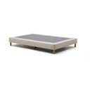 Viengulė lova smėlio spalvos audiniu dengta 90x200 cm Ofelia – Kave Home