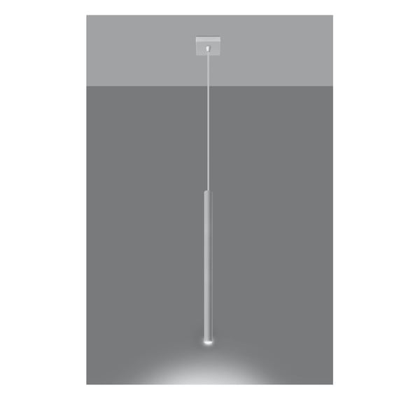 Baltas pakabinamas šviestuvas Sollux Fideus Single-image-3