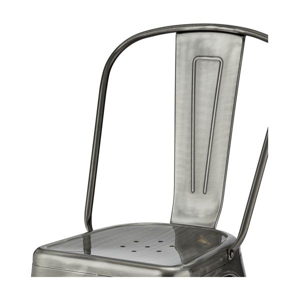 Valgomojo kėdės iš metalo šviesiai pilkos spalvos 2 vnt. Korona – Furnhouse-image-4