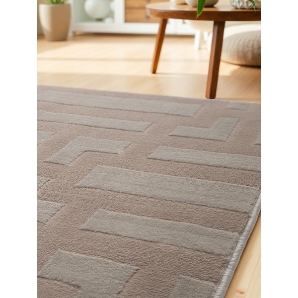 Kilimas smėlio spalvos 80x240 cm Perles Onyx – Elle Decoration-image-3