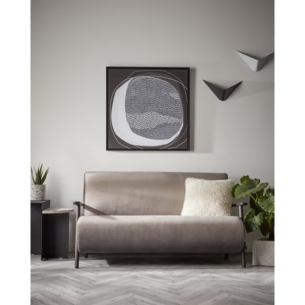 Balto metalo sieninis šviestuvas Ginebra - Kave Home-image-1