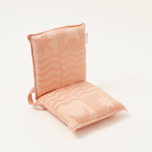 Rožinė paplūdimio kėdė Sunnylife Terry, 93 x 43 cm