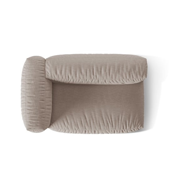 Modulinė sofos dalis smėlio spalvos (su kairiuoju kampu) Martina – Micadoni Home-image-4