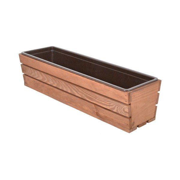 Iš medienos vazonas gėlėms 61 cm Modern – Rojaplast-image-1