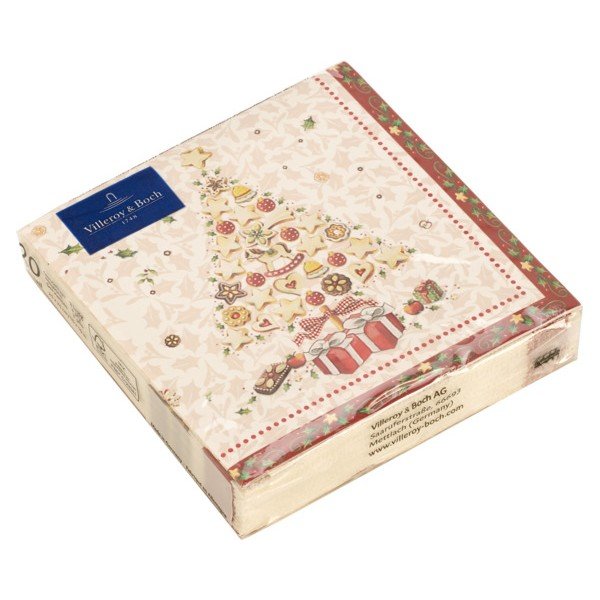 20 popierinių servetėlių rinkinys su kalėdiniu motyvu Villeroy & Boch Christmas Tree, 25 x 25 cm-image-1
