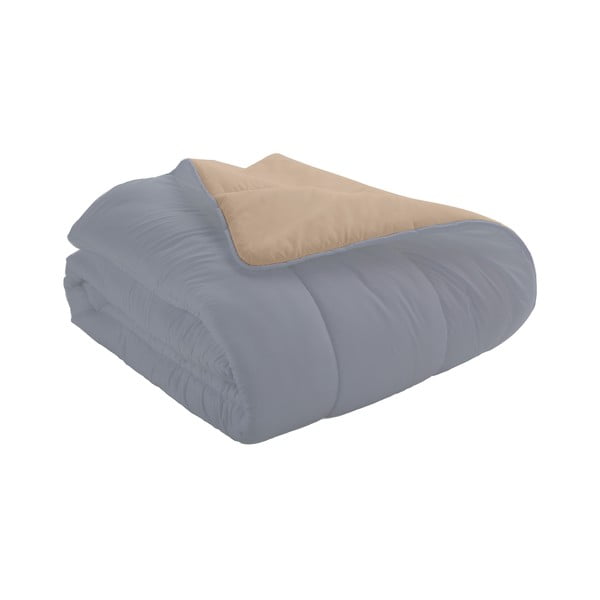 Smėlio-pilkos spalvos lovatiesė dvigulei lovai Boheme Bianca, 270 x 235 cm