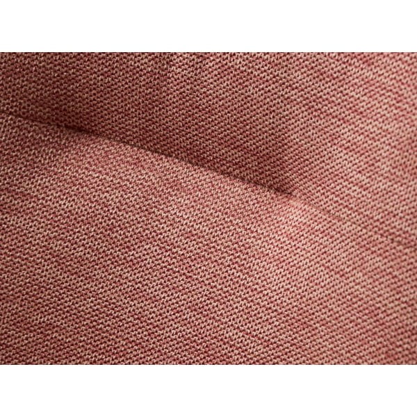 Rožinės spalvos iš audinio valgomojo kėdė su porankiais Roxana – Unique Furniture-image-1