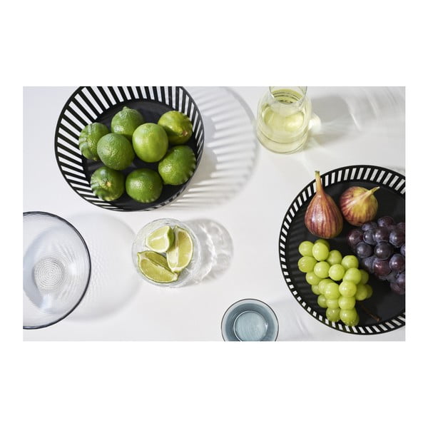 Juodas vaisių dubuo YAMAZAKI Tower, ⌀ 25 cm-image-2