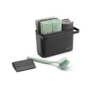 Tamsiai pilkos spalvos iš perdirbto plastiko indų plovimo rinkinys SinkSide – Brabantia