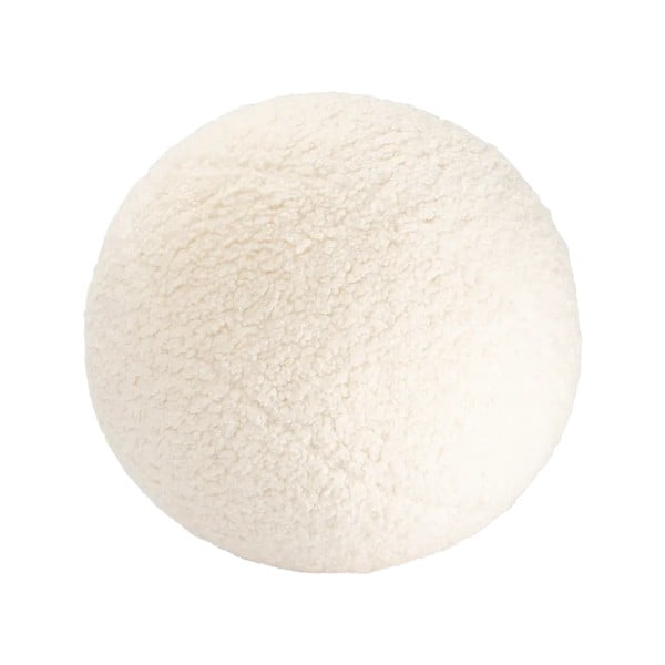 Kreminės spalvos iš boucle vaikiška sofos pagalvėlė Ball – Wigiwama