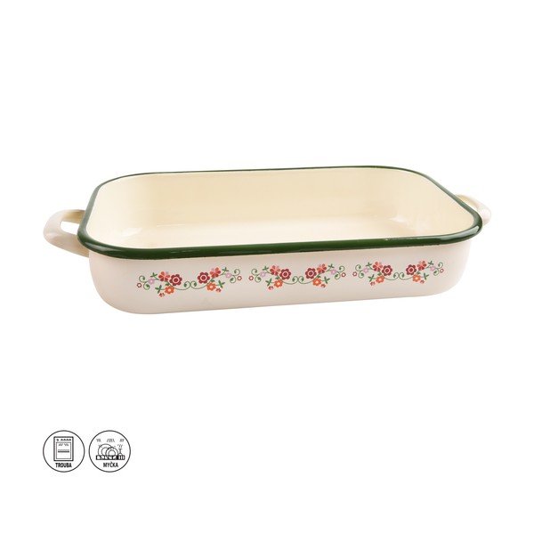 "Orion Roba" emaliuotas kepimo indas, 37,5 x 24,5 cm-image-1