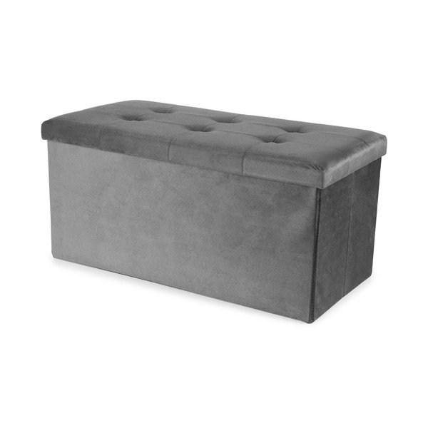 Pufas iš velveto pilkos spalvos – Compactor-image-2