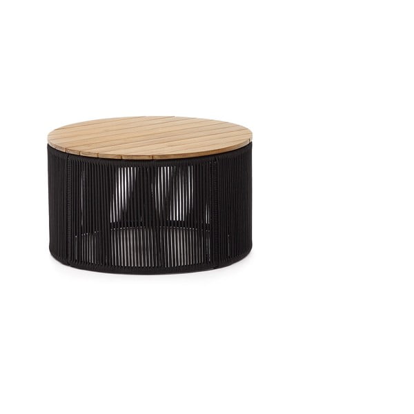Apvalios formos sodo kavos staliukas su akacijos stalviršiu ø 70 cm Dandara – Kave Home