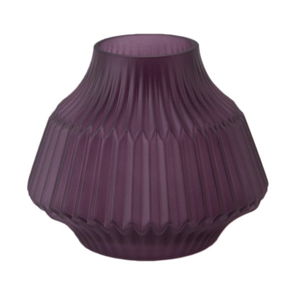 Vaza iš violetinio stiklo PT LIVING, ø 16 cm
