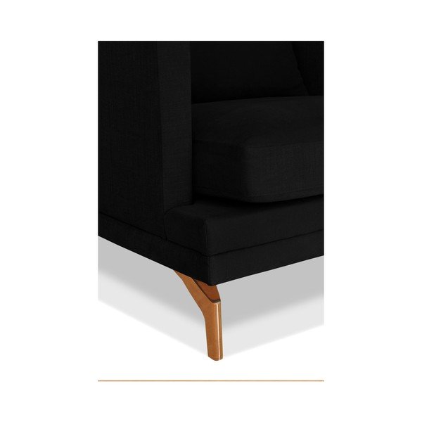 Juodas fotelis "Windsor & Co. Sofos Jupiter-image-2
