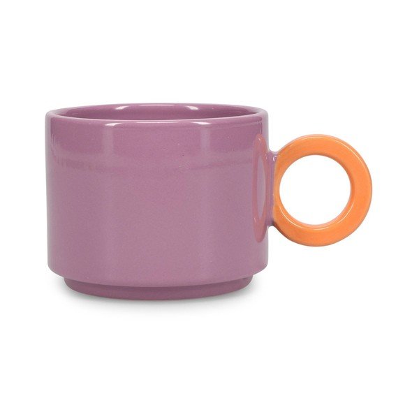 Violetinės spalvos iš molio puodelis 280 ml Lou – ONA