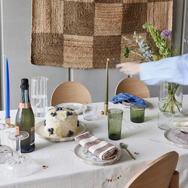 Iš stiklo  rankų darbo vaza (aukštis 24 cm) Kuki – OYOY Living Design-image-2