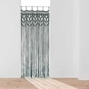 Užuolaida juodos spalvos durims 90x200 cm Macarena – douceur d'intérieur