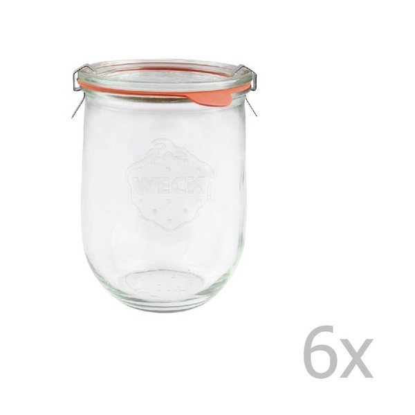 6 Weck Tulip stiklainių rinkinys, 1062 ml