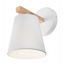 Sieninė lempa baltos spalvos ø 15 cm Ellie – LAMKUR
