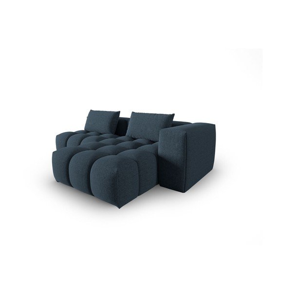 Tamsiai mėlynos spalvos kampinė sofa (su dešiniuoju kampu/su gultu) Verona – Cosmopolitan Design-image-3