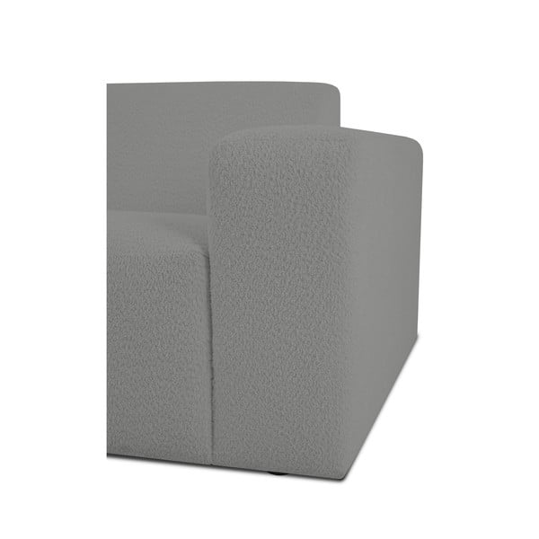 Iš boucle kampinė sofa pilkos spalvos (su kairiuoju kampu) Roxy – Scandic-image-3