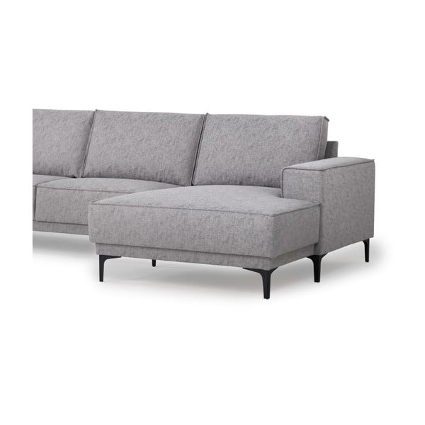 Kampinė sofa šviesiai pilkos spalvos (su dešiniuoju kampu) Copenhagen – Scandic-image-4