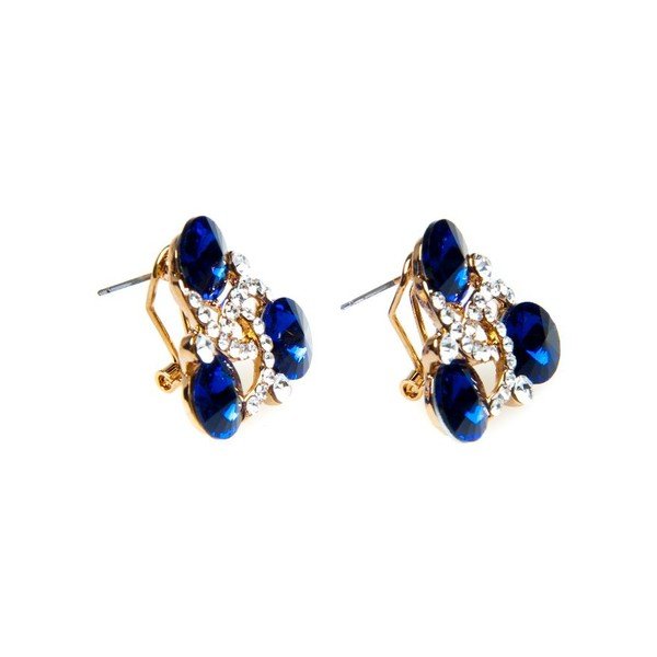 Auskarai "Twirl Amethyst-image-1